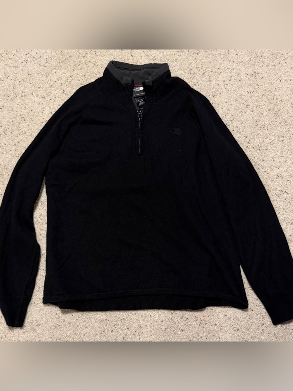 The North Face Men’s Black Half-Zip Sweater